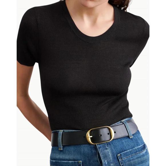 NEW NILI LOTAN araceli sweater in black - Picture 3 of 4